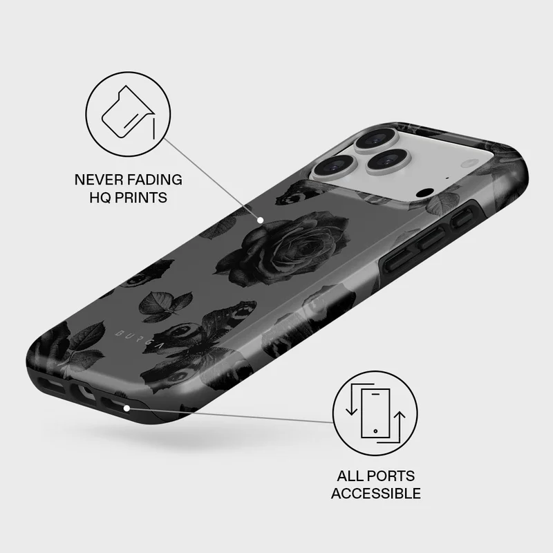 Burga iPhone 17 Pro Max Cursed Burga iPhone 17 Pro Max Cursed Premium Case Compatible with Hybrid Dual-Layer Hard Shell + Silicone Protection - Scratch-Resistant Shockproof Mobile Cover  | Best Price UAE